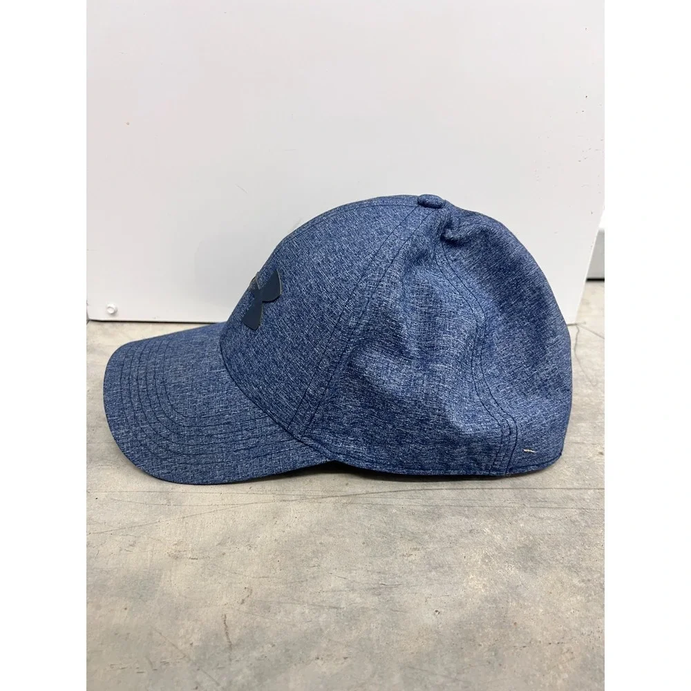 Under Armour Classic Fit Hat Mens XL Heather Blue Cool Switch Golf Training Cap